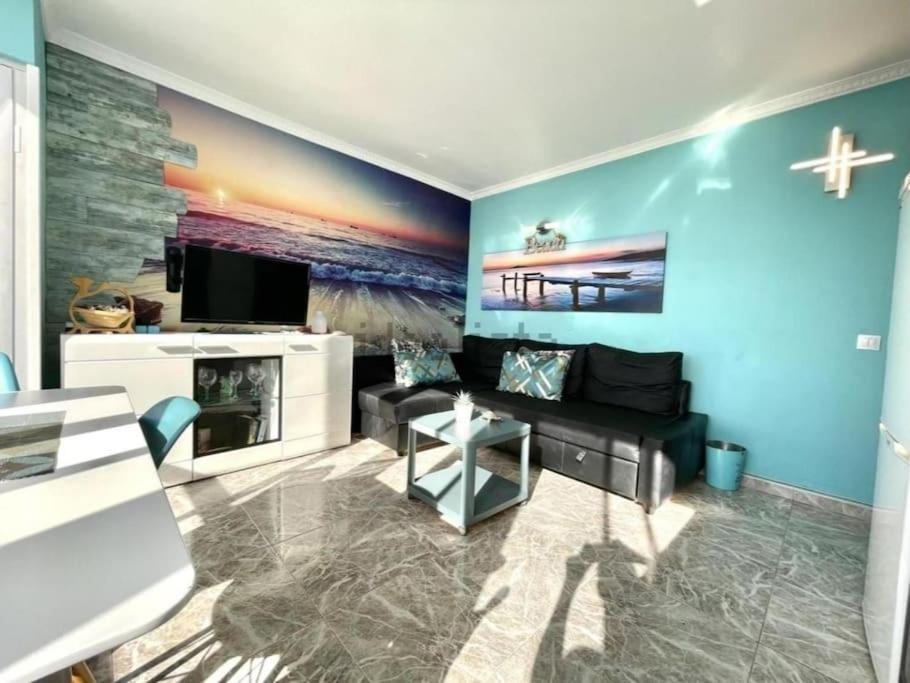Traumhafte Wohnung Mit Panoramablick Und Pool Плайя-дель-Инглес Экстерьер фото