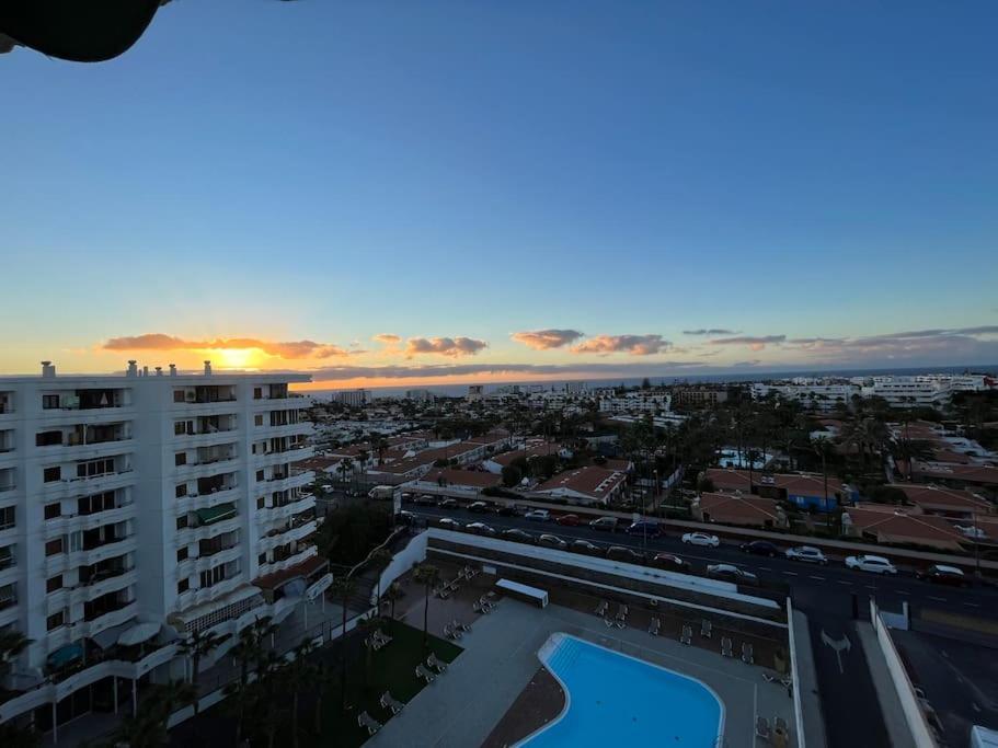 Traumhafte Wohnung Mit Panoramablick Und Pool Плайя-дель-Инглес Экстерьер фото
